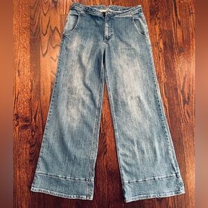 Free People Wide Leg Jeans